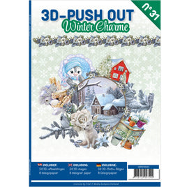 3D Push Out Book  No 31 - Winter Charm