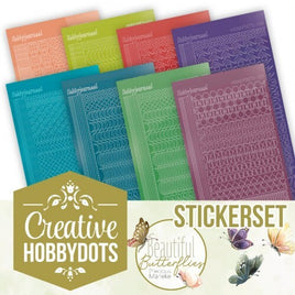 Creative Hobbydots stickerset 38 - Beautiful Butterflies