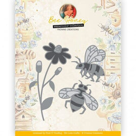 Yvonne Creations - Dies - Bee Honey - Bees