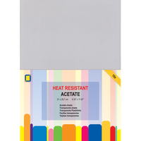 
              Acetate sheets - A4 - Heat resistant Pkt 10 sheets
            