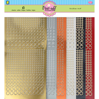 
              JeJe - 6-pack peel-off sticker set Dots Peel-off Stickers
            