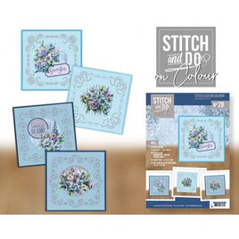 Stitch and do Book On Colour  No. 28 - Blooming Blue