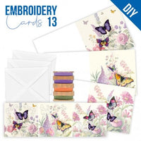 Stitch and Do Cards 13 - Berries Beauties - Butterflies