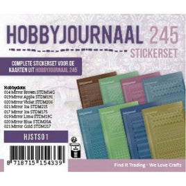 Hobbydots - Stickerset Hobby Journal 245