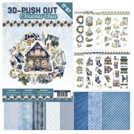 3D Push Out Book  57 - Christmas Blues