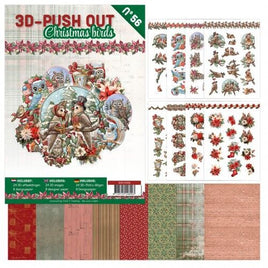 3D Push Out Book  56 - Christmas Birds