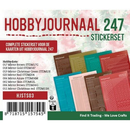 Hobbydots - Stickerset Hobby Journal 247