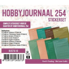 Hobbydots - Stickerset Hobby Journal 254