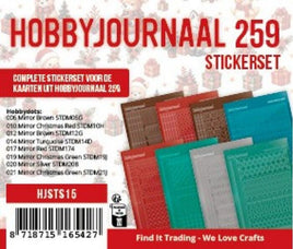 Hobbydots - Stickerset Hobby Journal 259