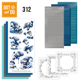 Dot and Do 312 - Blue Winter Gnomes