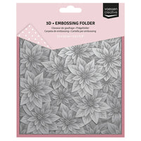 
              Vaessen Creative • 3D Embossing Folder Christmas Rose 5.9x5.9"
            