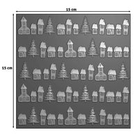 
              Vaessen Creative • 3D Embossing Folder Christmas Village 5.9x5.9"
            