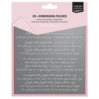 
              Vaessen Creative • 3D Embossing Folder Jingle Bells 5.9x5.9"
            
