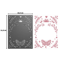
              Vaessen Creative - 3D Embossing Folder + Stencil Twilight Tarot A6
            