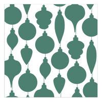 Nellie's Choice - 3D Embossing Folder + Stencil Christmas Baubles 5.9"x5.9"