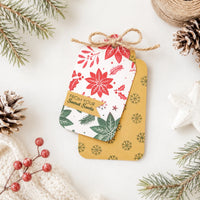 Nellie's Choice - 3D Embossing Folder + Stencil Christmas Rose 5.9x5.9"