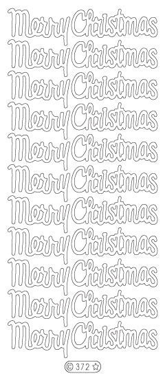 Peel-Off Stickers - Merry Christmas (372)