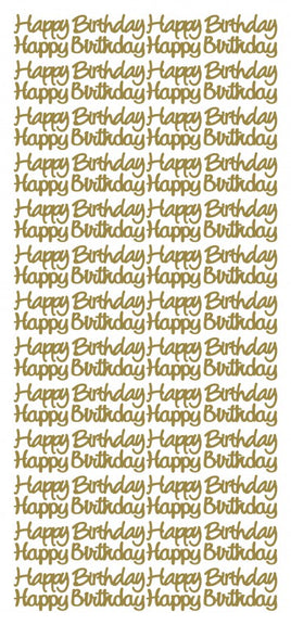 Peel-Off Stickers - Happy Birthday 3886
