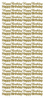 
              Peel-Off Stickers - Happy Birthday 3889
            