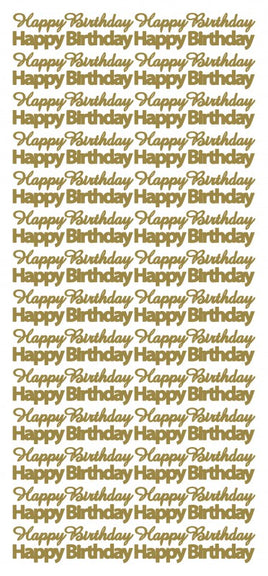 Peel-Off Stickers - Happy Birthday 3889