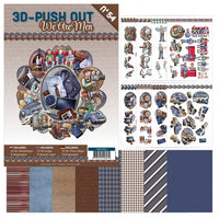 
              3D Push Out Book Book 54 - We are Men
            