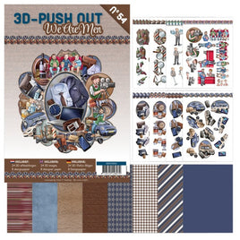 3D Push Out Book Book 54 - We are Men
