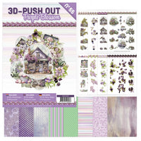 
              3D Push Out Book 55 - Purple Blossom
            