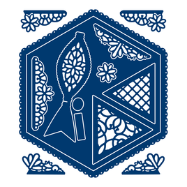 Tattered Lace Dies - Liquorice Sweet Nothing die set & CD-ROM