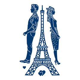 Tattered Lace - Paris Romance Die Set