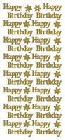 
              Peel-Off Stickers - Happy Birthday  (No 484500 & 484501)
            