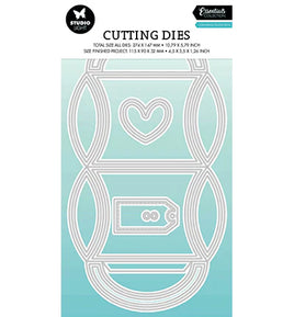 Studio Light - Cutting Dies -Handbag Box - Essentials nr.498 (DEMO DIE)