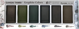 Kuretake - Gansai Tambi - Metallic Sets - Graphite Colours