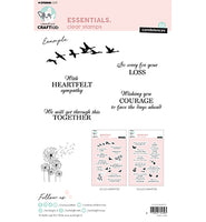 
              Creative Craftlab • Essentials - Clear Stamp - Condolences
            