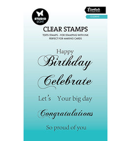 Studio Light  - Essentials - Stamps - Celebrate