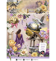 
              Studio Light • JMA - Die-cut Paper Pad Paper elements Growing & Blooming nr.318
            