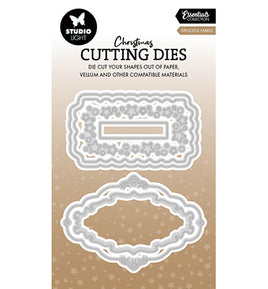 Studio Light - A6 dies - Fanciful labels Essentials nr.1018
