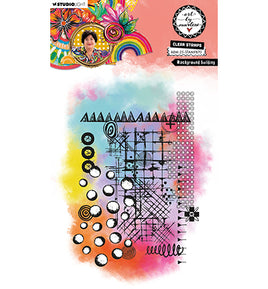 Art  By Marlene - Studio Light - Clear Stamp Background builder (ABM 25 STAMP870)