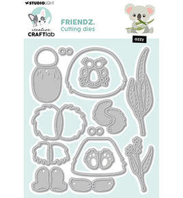 Studio Light - Sweet stories - Creatiave Craftlab Friendz Cutting Die - Ozzy Friend Koalafied