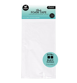 Studio Light  - Essentials - Double sided foam tape -3mm Square Black