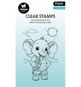 Studio Light - Clear Stamps - Juicy Joy, Elephant Essentials