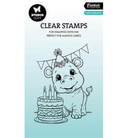 
              Studio Light - Clear Stamps - Hippo Birthday Essentials
            