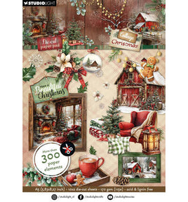 Studio Light - Cottage Christmas A5 Die-Cut Paper Pad – Paper Elements no. 485