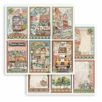 
              STAMPERIA - Art of Travelling - Scrapbooking Pad 203X203MM (8"X8")
            