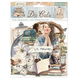 STAMPERIA - Die cuts assorted - Secret Diary DFLDC128