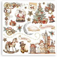STAMPERIA - Gear Up for Christmas - Rub On Kit - DFLRBX03