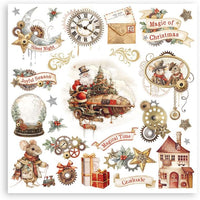 STAMPERIA - Gear Up for Christmas - Rub On Kit - DFLRBX03