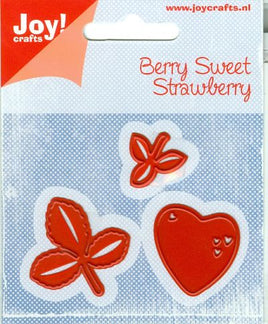 Joy Crafts - Sweet Strawberry - Heart with Leaves Die