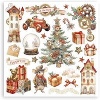 STAMPERIA - Gear Up for Christmas - Rub On Kit - DFLRBX03