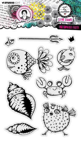 Studio Light Clear Stamp - Art by Marlene - Signature Collection - Underwater Party