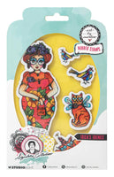 
              ABM Clear Stamp  - Studio Light - Frida's friends - Signature collection
            